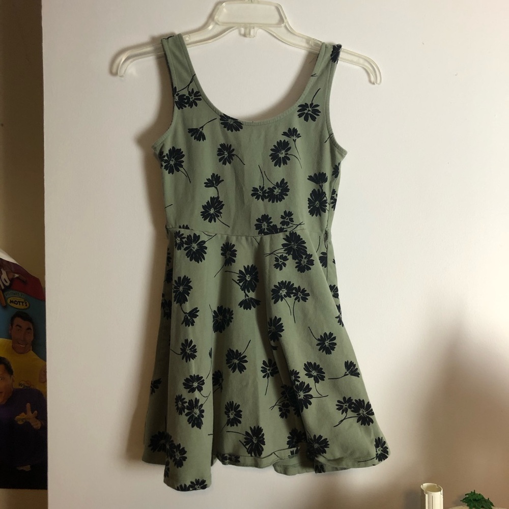 Forever 21 Olive Skater Dress